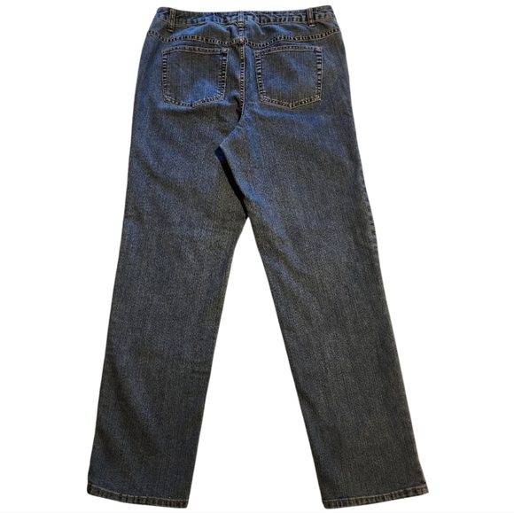 L.A. Blues Wilshire Straight-Leg Vintage Y2K Jeans Medium Wash Size 2 - Picture 3 of 5